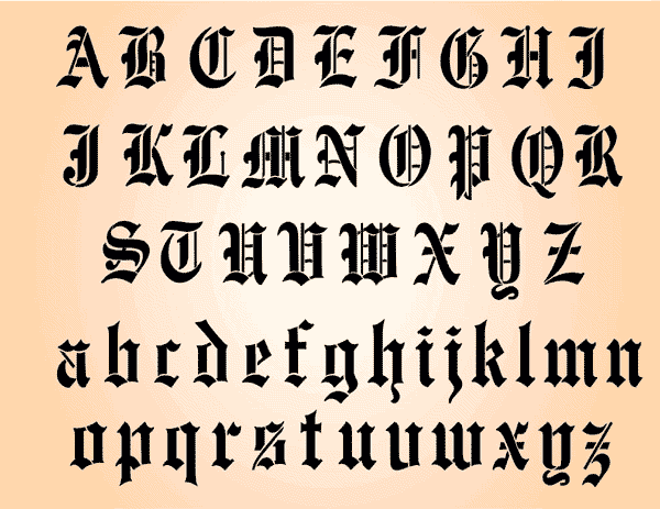 Old English Letters