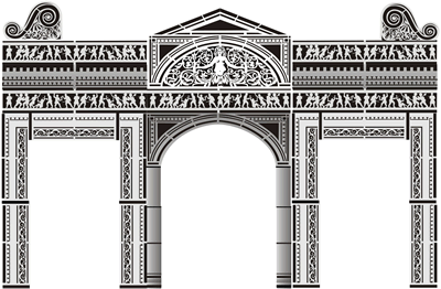 Ephesus Stencil Designs from Stencil Kingdom